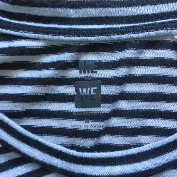 PACSUN Me To We Striped T-Shirt Size(M) - Picture 3 of 3